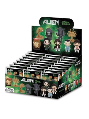 Alien 3D PVC Bag Clips Series 1