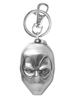 Monogram Marvel Deadpool Mask Pewter Keychain