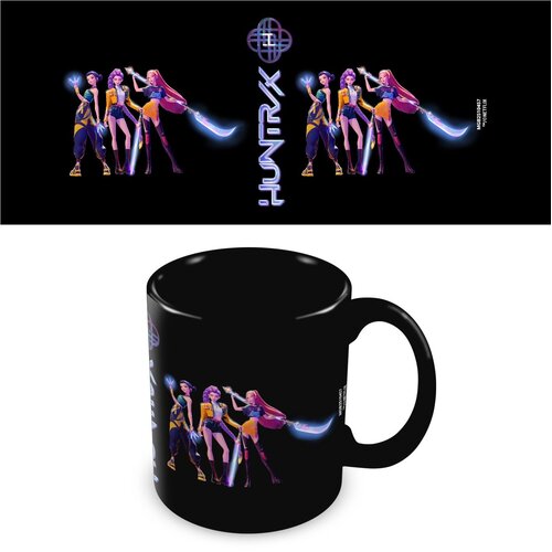 Pyramid K-Pop Demon Hunters Huntrix Black Pod Mug 325ml