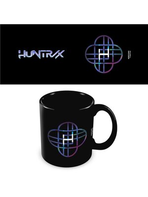 Pyramid K-Pop Demon Hunters Huntrix Logo Black Pod Mug 325ml