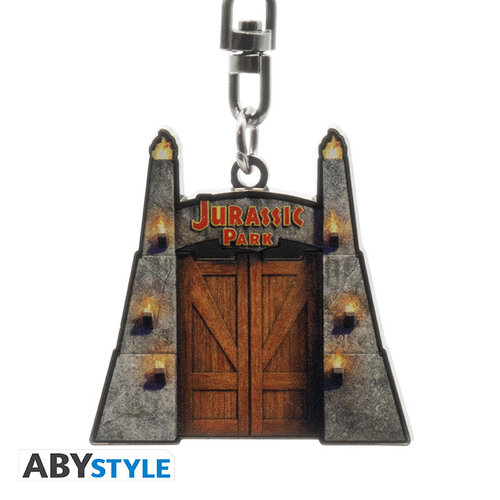 Abystyle Jurassic Park Gates Keychain