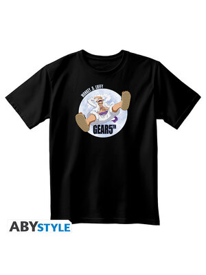 One Piece wanted Luffy BW T-shirt U