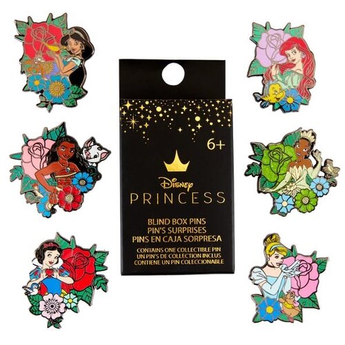 Loungefly Disney Princess Tatoo Blind Box Enamel Pin