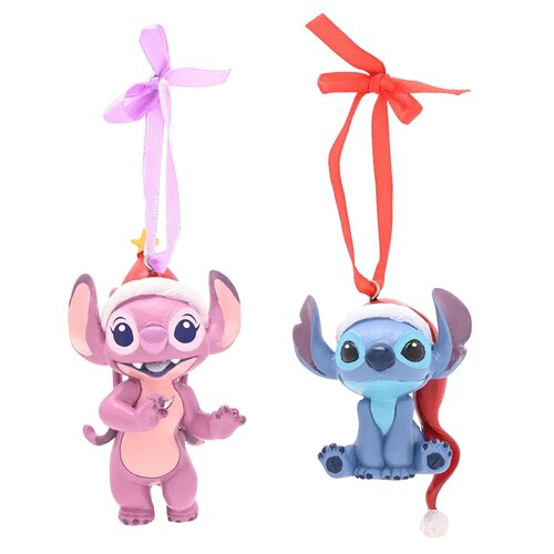 Widdop Disney Stitch & Angel Set of 2 Hanging Decoration