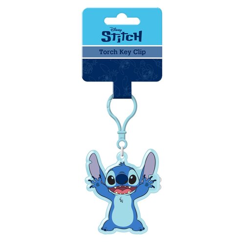 Pyramid Disney Stitch Torch Light Key Clip