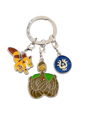 Semic Ghibli Castle in The Sky Laputa Metal keychain