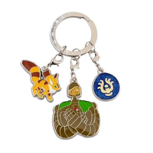 Semic Ghibli Castle in The Sky Laputa Metal keychain