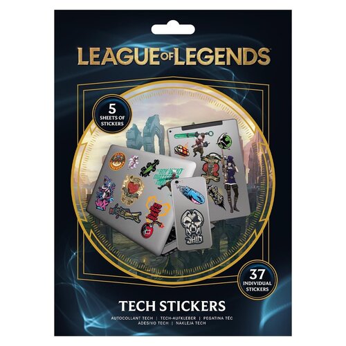 Pyramid League of Legends Tech Stickers pack