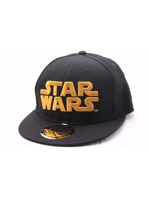 Cotton Division Star Wars Golden Logo Cap Black