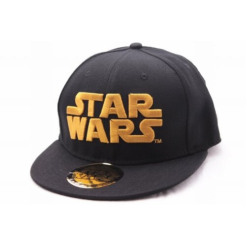 Cotton Division Star Wars Golden Logo Cap Black