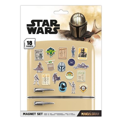 Pyramid Star Wars The mandalorian Fridge Magnets
