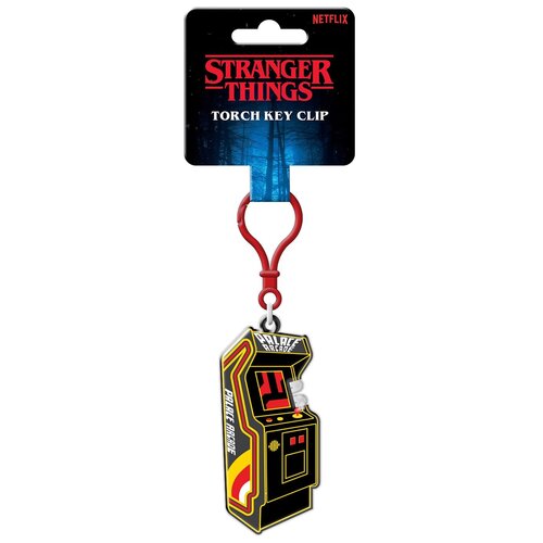 Pyramid Stranger Things Arcade Torch Light Key Clip