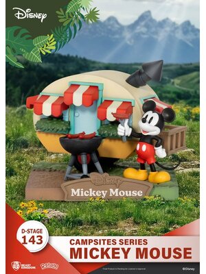 Beast Kingdom Disney Mickey Mouse Diorama Campsite Series D-stage 143 10cm
