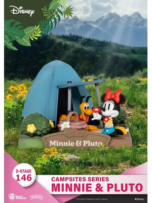 Beast Kingdom Disney Mini & Pluto Diorama Campsite Series D-Stage 146 10cm