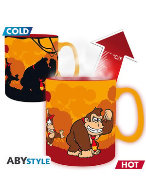 Abystyle Donkey Kong Mug Heat Change 460ML