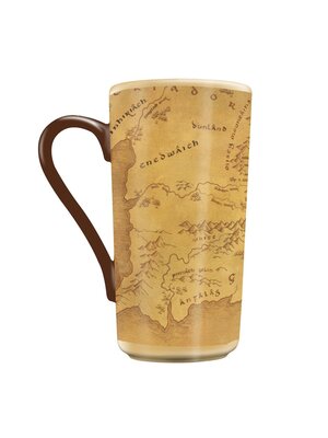Pyramid Lord Of The Rings Map Latte Mug 470ml