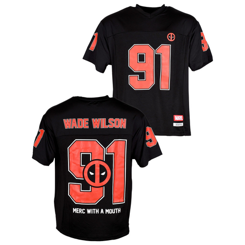 Cotton Division Marvel Deadpool T-Shirt Sports US Replica Unisex Size M