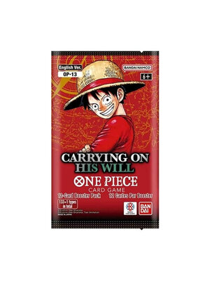 Bandai One Piece TCG Carrying On His Will OP-13 Booster Pack
