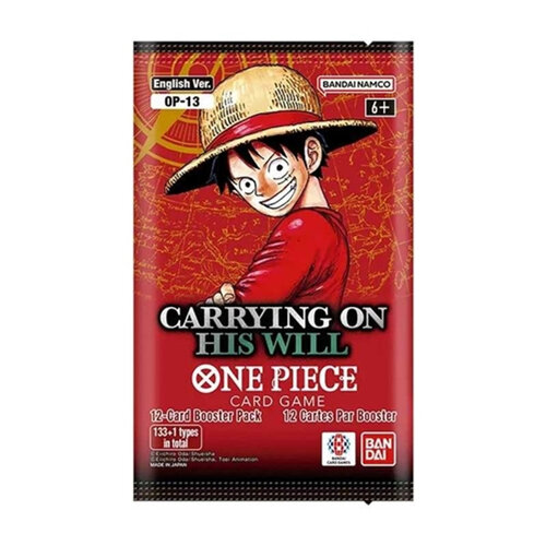 Bandai One Piece TCG Carrying On His Will OP-13 Booster Pack