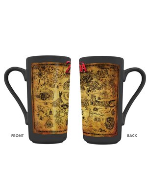 Pyramid Zelda Map Latte Mug 470ml