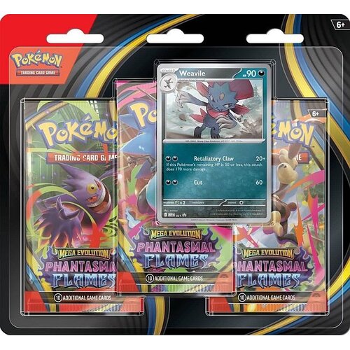 The Pokemon Company Pokemon TCG 3BB Phantasmal Flames Tripple Pack