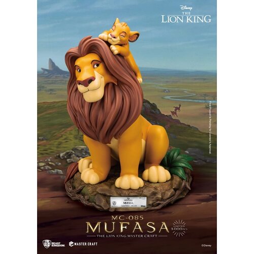 Beast Kingdom Disney The Lion King Mufasa Statue 35.6cm Mastercraft