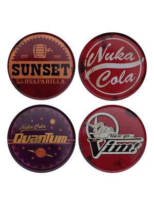 Fanattik Fallout 4 Embossed Metal Coasters