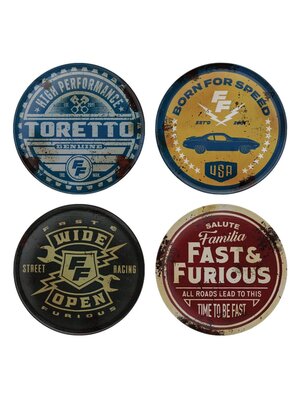 Fanattik Fast and Furious Set of 4 Coasters Limited Edition