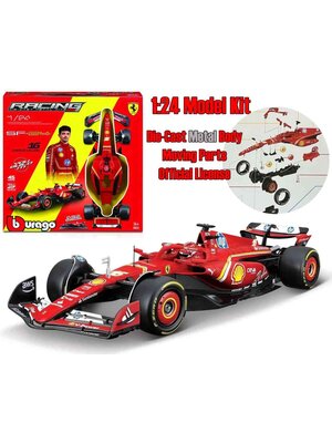 Burago F1 Formula 1 Ferrari Sf-24 No 16 Charles Leclerc 1/24 Model Kit