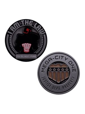 Fanattik Judge Dredd Mega City One limited Edition Coin
