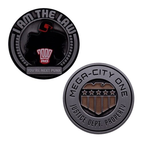 Fanattik Judge Dredd Mega City One limited Edition Coin