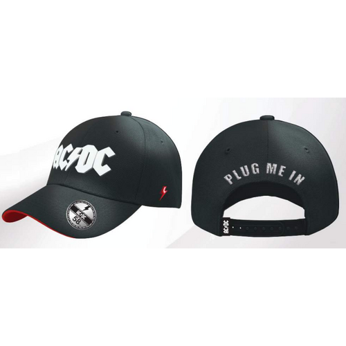 Cotton Division AC/DC Plug Me in Baseball Cap Washed