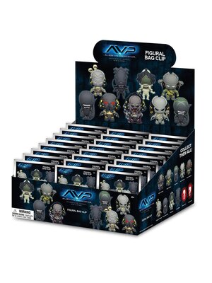 Monogram Aliens VS Predator 3D Foam Bag Clip Keychain Mystery Bag