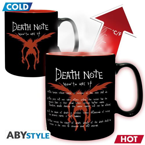 Abystyle Death Note L & Light Heat Changing Mug 460ml