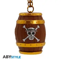 One Piece Barrel 3D Keychain