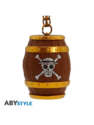 One Piece Barrel 3D Keychain