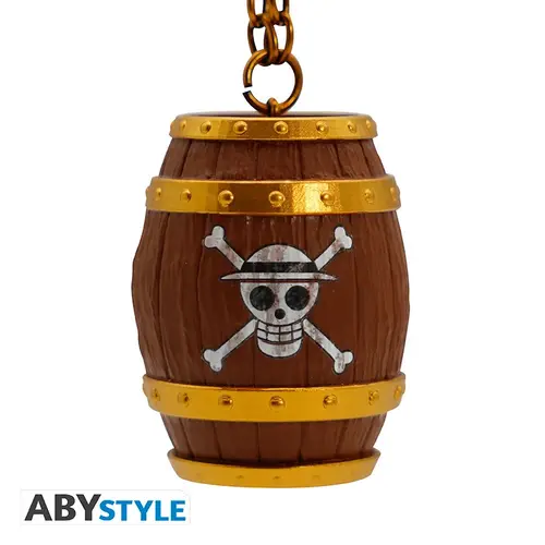 Abystyle One Piece Barrel 3D Keychain