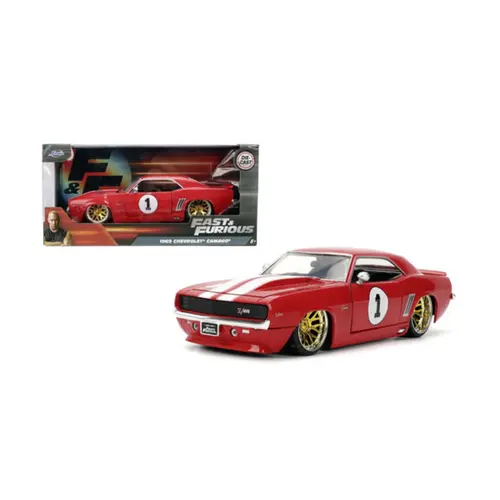 Jada Toys Fast and Furious 1969 Chevrolet Camaro 1:24 Diecast Car