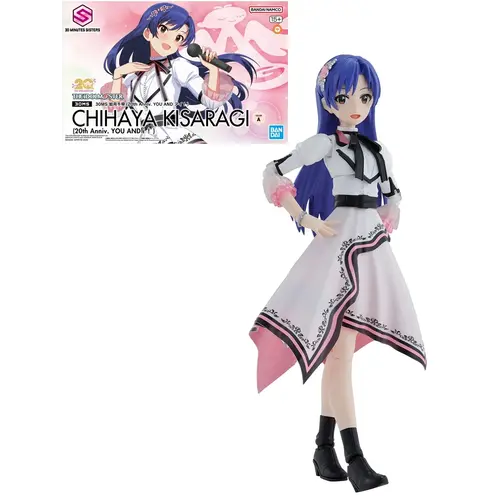 Bandai Idol master 30MS Chihaya Kisaragi 20Th Anniversary You and I Model Kit