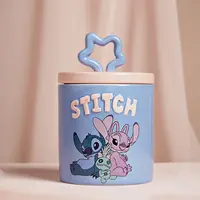 Disney Stitch and Angel Ceramic Cookie Jar