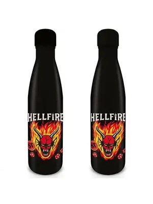 Pyramid Stranger Things Hellfire Club Metal Bottle