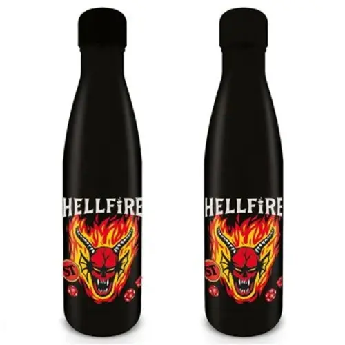 Pyramid Stranger Things Hellfire Club Metal Bottle