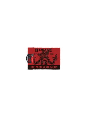 Pyramid Stranger Things 4 Beware Demogorgon Doormat