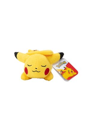 Jazwares Pokemon Sleeping Pluche Pikachu 12cm