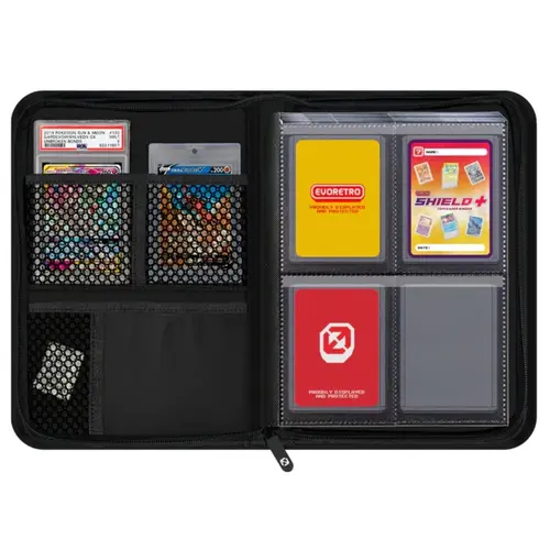 Evoretro Evoretro Shield + Compact 96 Topload Cards Binder Black