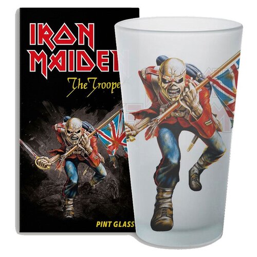 KKL Iron Maiden The Trooper Pint Glass