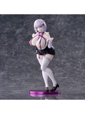 Union Creative Original Character PVC Figure Silver Haired Girl Illus. By Mitsudoue
