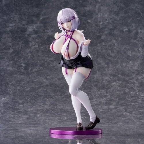 Union Creative Original Character PVC Figure Silver Haired Girl Illus. By Mitsudoue