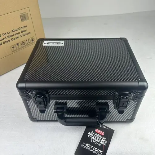 Evoretro Evotertro Graded Card Storage Box Carbon Effect For 90 Cards