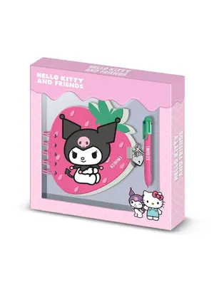 Kuromi Strawberry Gift Box Diary +